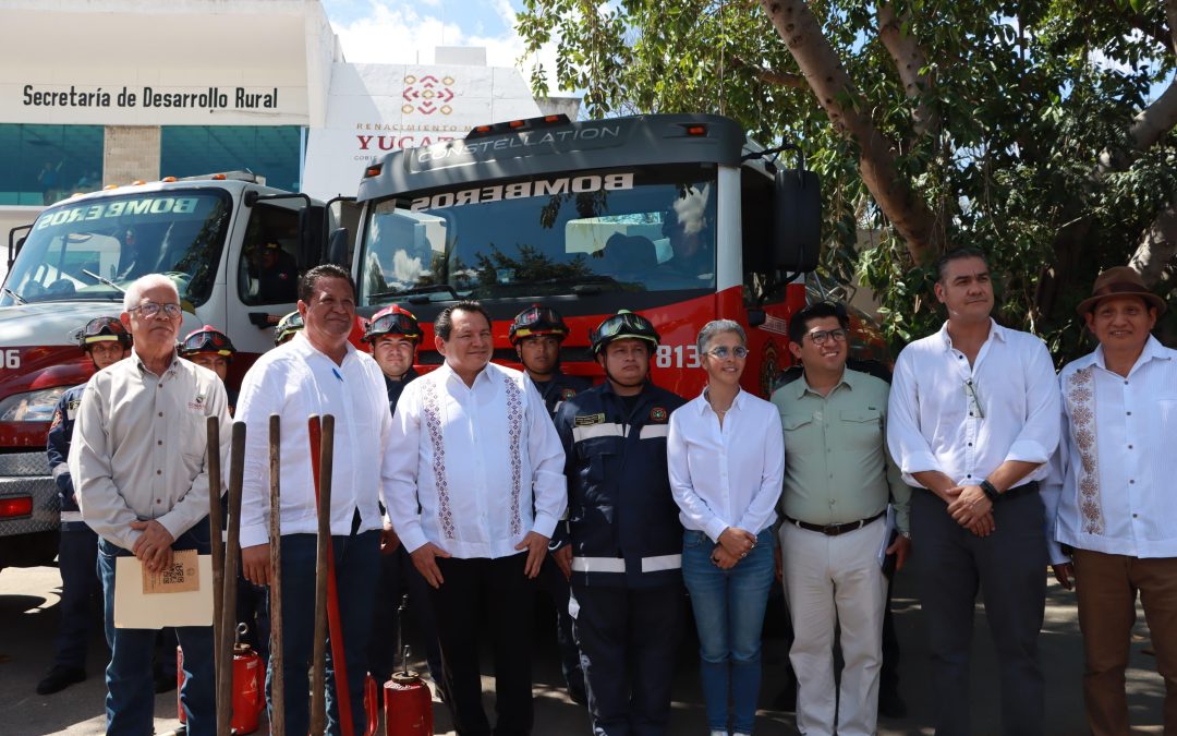 Listo Yucatán para prevención y combate de incendios