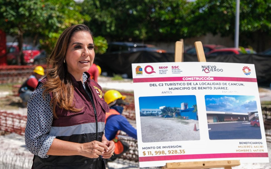 Anuncia Mara Lezama construcción de nuevo C2 para la zona hotelera de Cancún