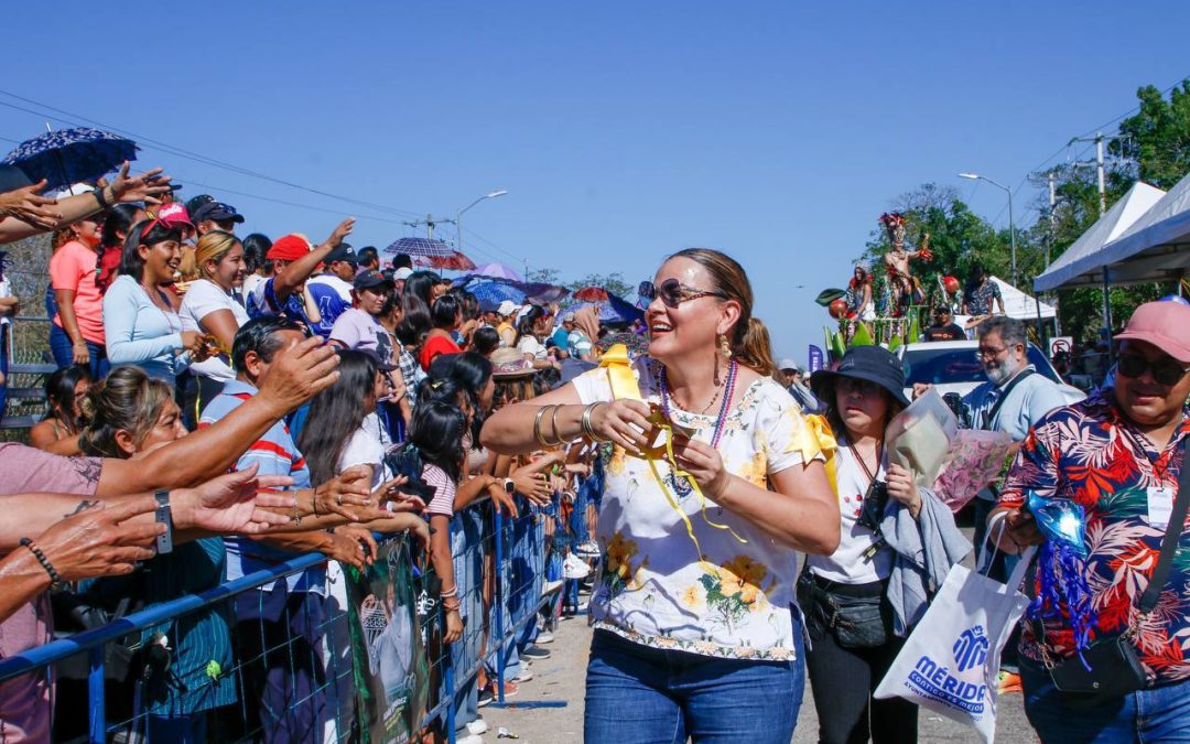 Más de 350 mil yucatecos asistieron al Carnaval “Amazónico” de Mérida 2025