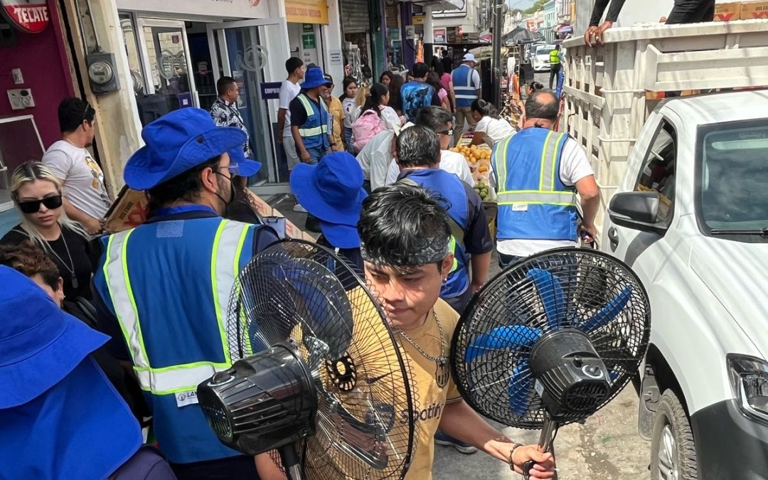 Reordenan comercio en la vía pública, en el Centro Histórico