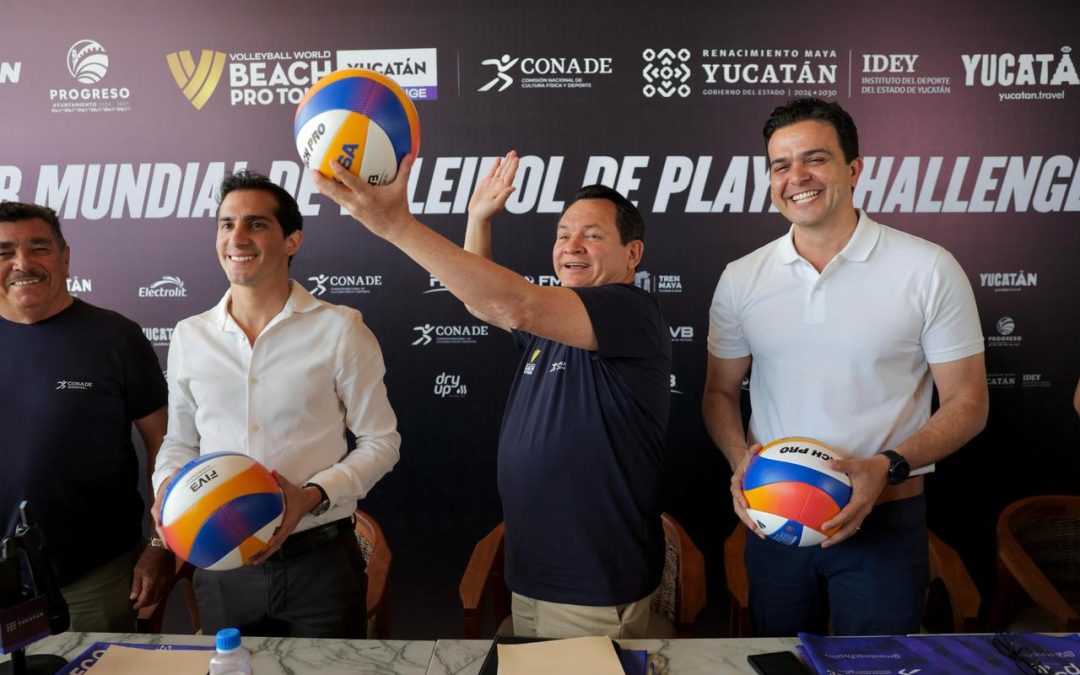 Todo listo para que Yucatán se convierta en la capital mundial del Vóleibol de Playa