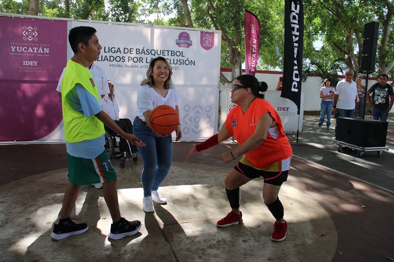Arranca Liga de Básquetbol Aliados por la Inclusión