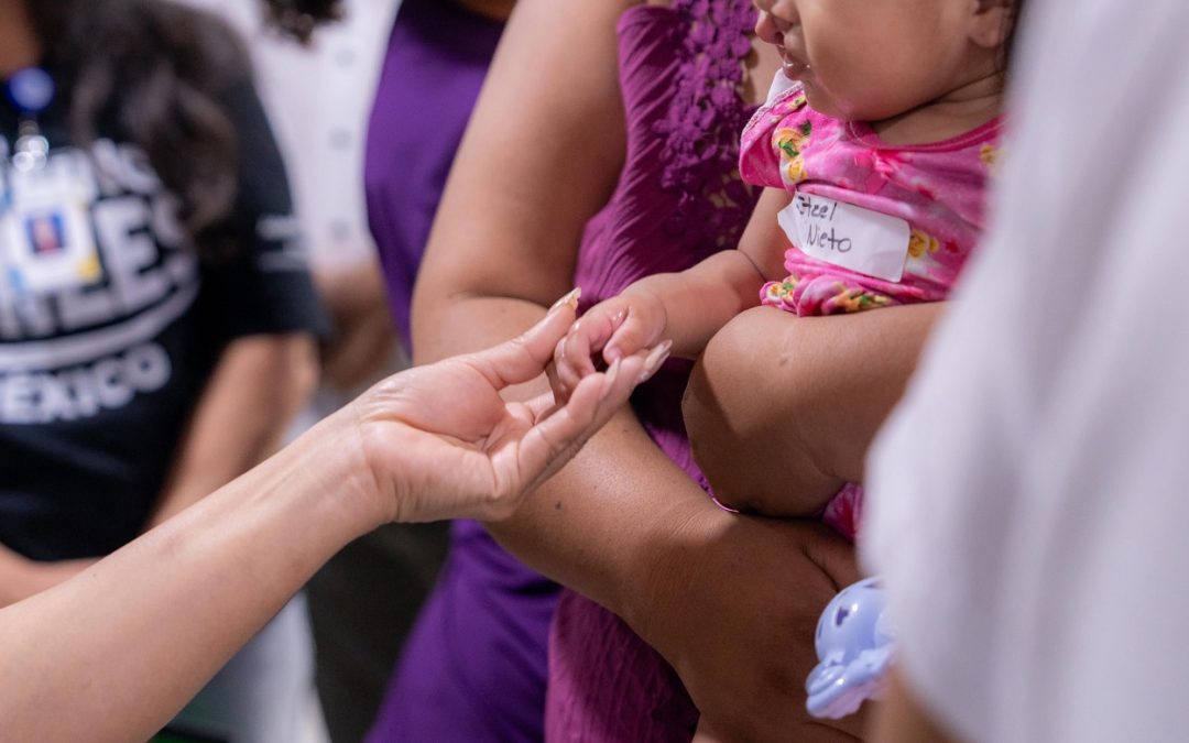 Reciben atención integral niñas y niños con labio y paladar hendido en jornada del DIF Yucatán