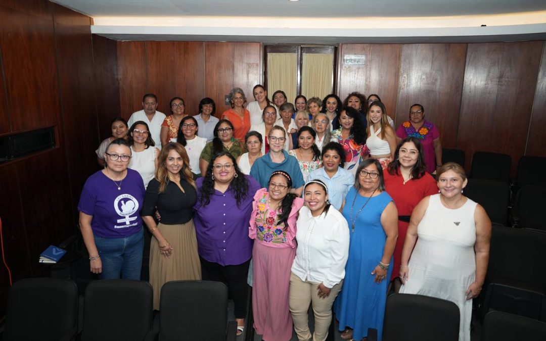 En Mérida se construye un futuro equitativo y justo para las mujeres: Cecilia Patrón