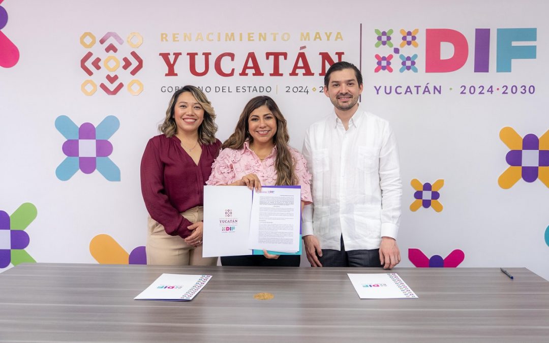 Impulsa alianzas estratégicas DIF Yucatán para beneficiar a más familias