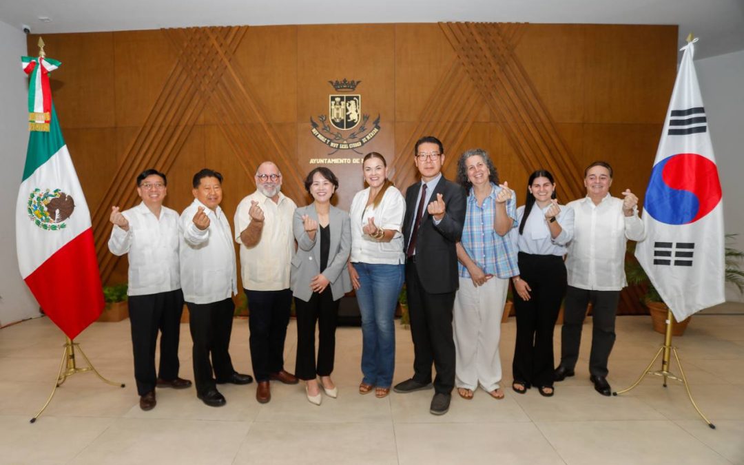Se reúne Ayuntamiento de Mérida con Misión Diplomática de la Embajada de Corea