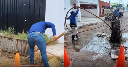 Acciones del Ayuntamiento de Mérida para prevenir inundaciones en el centro 