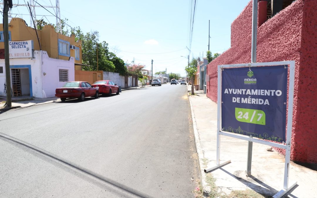 Continúa Cecilia Patrón con repavimentación de calles, de cara a la temporada de lluvias