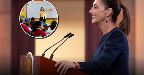 Anuncia Claudia Sheinbaum incremento salarial del 9% retroactivo, en reconocimiento a las maestras y maestros de México