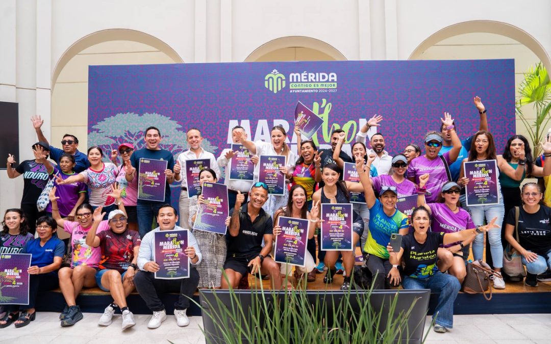 Anuncian el “Marat’hón de Mérida 2026”