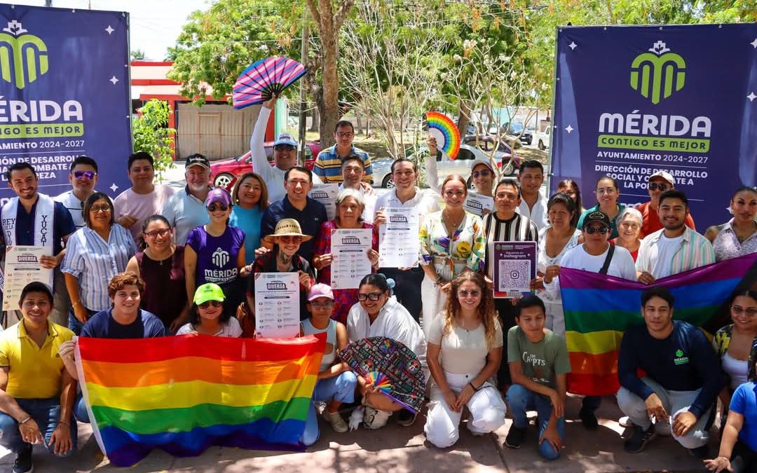Aporta la comunidad LGBT a la sociedad con el programa Mérida Diversa