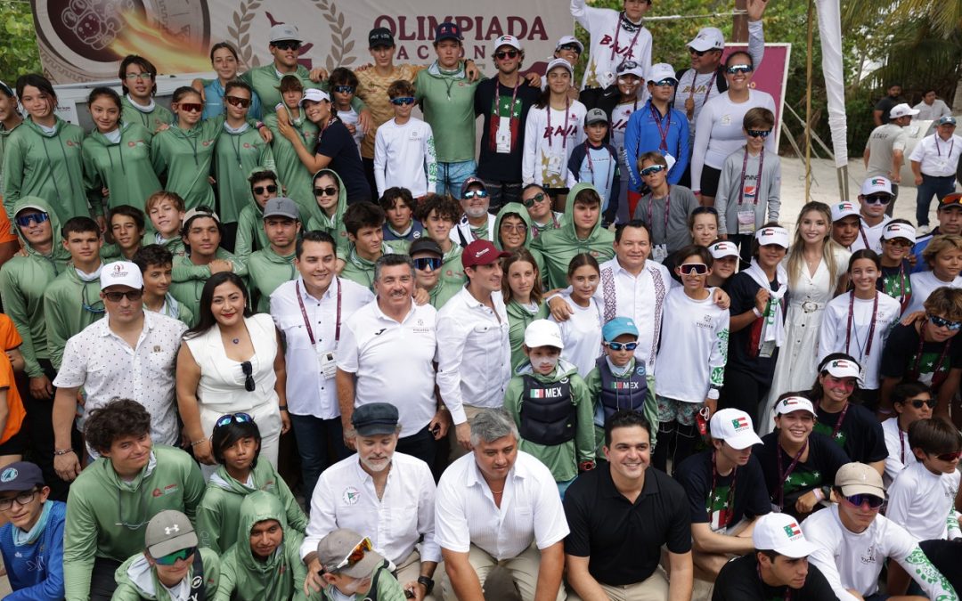 Arranca la Olimpiada Nacional de vela, en la costa yucateca 