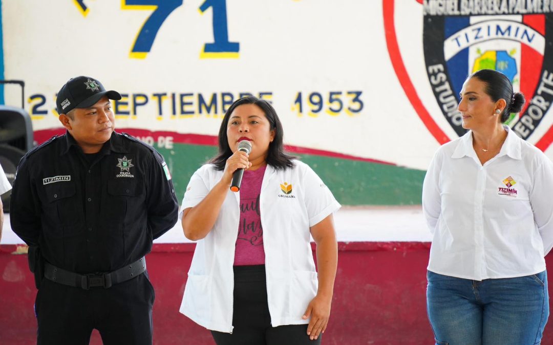 Advierten a estudiantes de Tizimín sobre consumo de drogas 