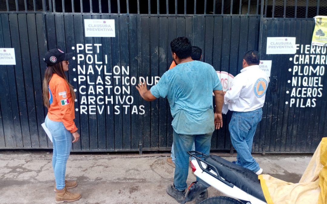 Clausura y multa a chatarrería la Alcaldía de Campeche