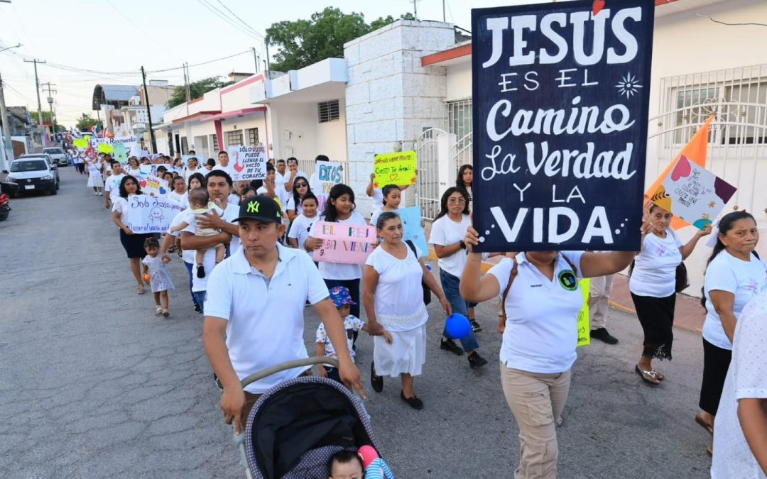 El gobierno de Tizimín reconoce la labor de la comunidad cristiana
