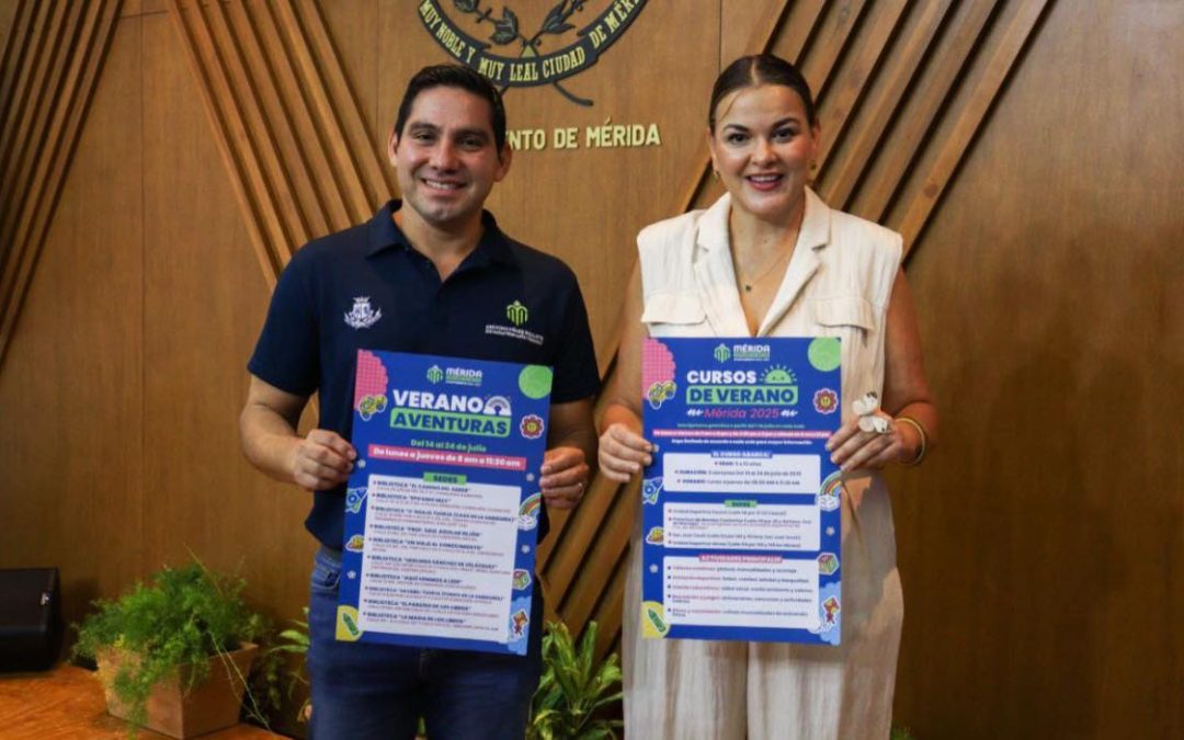 Impartirán cursos de verano y talleres gratuitos para niños de Mérida 