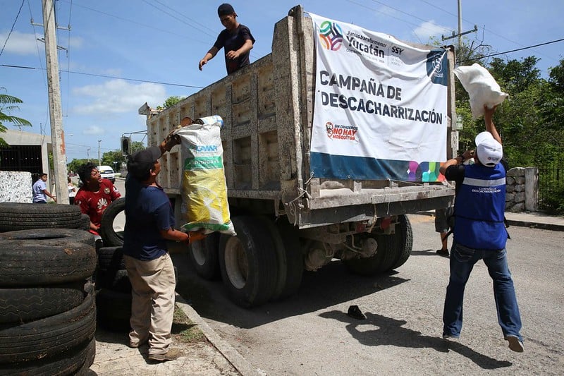 Recolectan más de 110 toneladas de cacharros, en Mérida