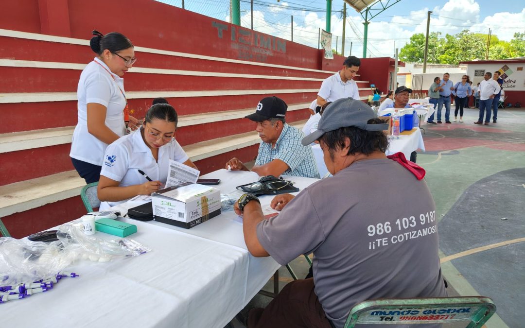 Baja asistencia en la Primera Feria de la Salud del Hombre, en Tizimín