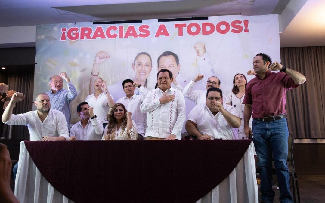 Conmemora el gobernador Joaquín Díaz Mena un año de su triunfo electoral