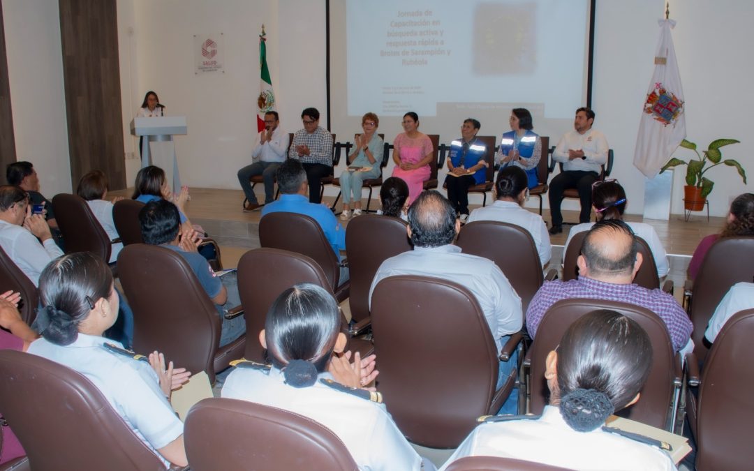 Actualizan al personal de salud para atención de sarampión y rubéola, en Campeche