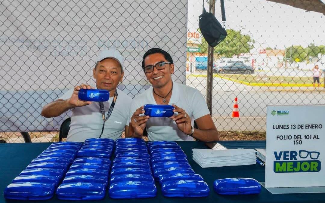 Entregará el Ayuntamiento de Mérida 1,200 lentes gratuitos