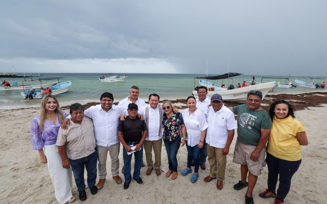 Más seguridad en altamar para pescadoras y pescadores de Telchac Puerto