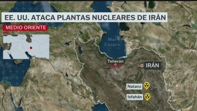 Bombardea EU blancos “nucleares” iranís