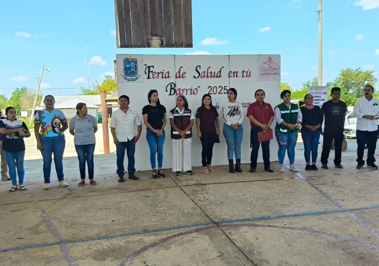 Participan habitantes de Miguel de la Madrid, en Campeche, en programa Salud en tu Barrio.