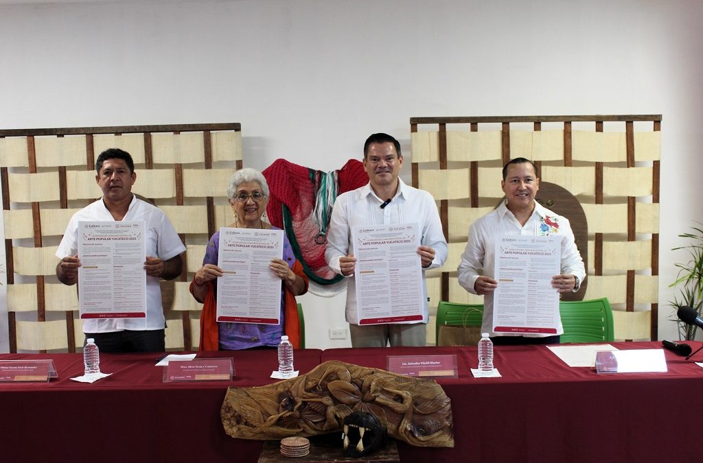 Lanzan tercera edición del Concurso Estatal de Arte Popular Yucateco