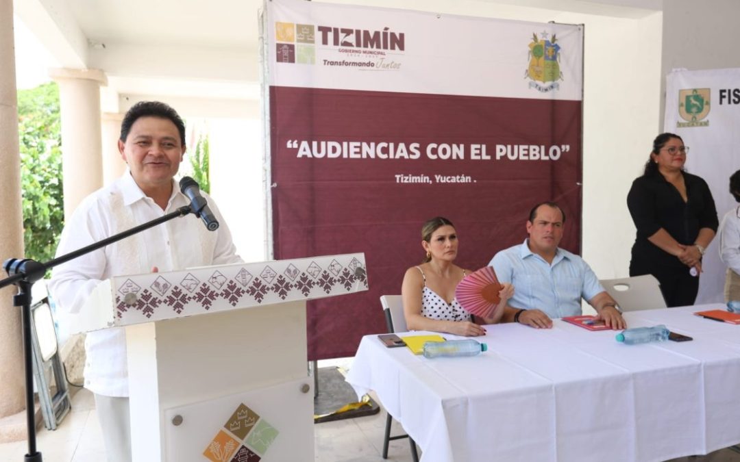 Realizan en Tizimín cuarta edición de Audiencias con el Pueblo