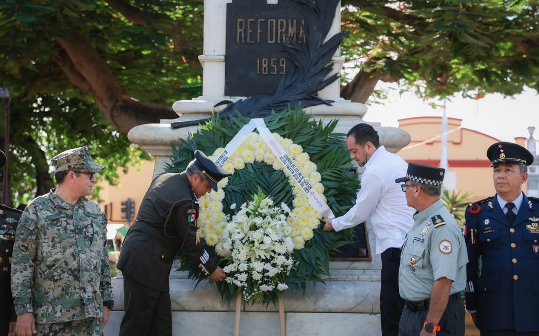Conmemoran 153 aniversario luctuoso de Benito Juárez García