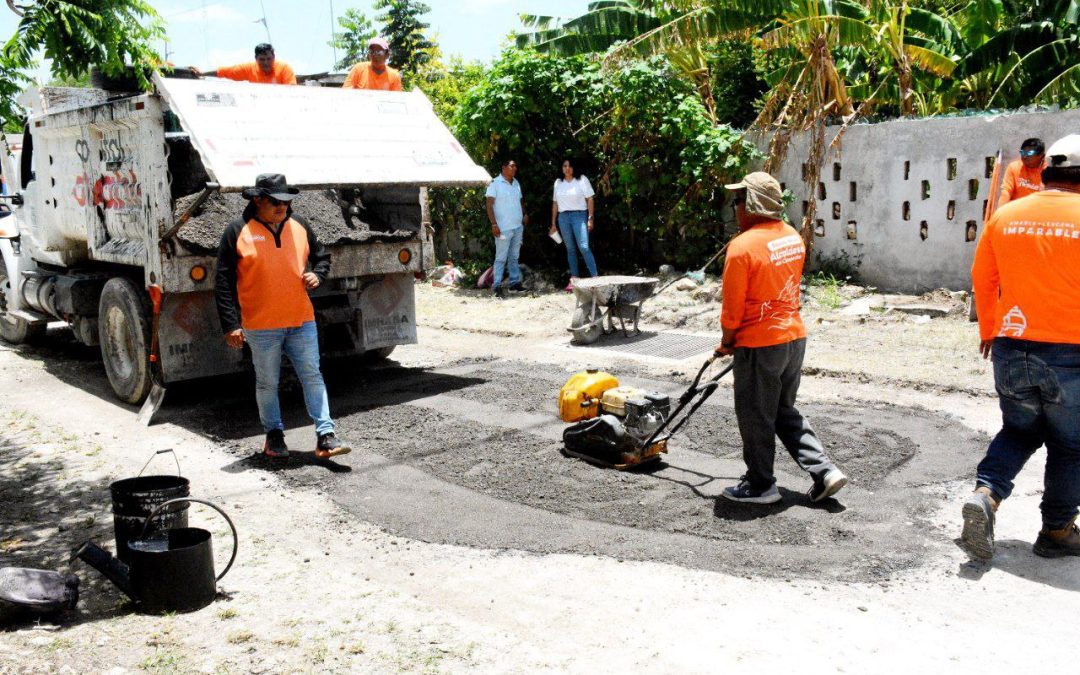 Realiza Alcaldía de Campeche intervención integral en San Francisco Kobén.