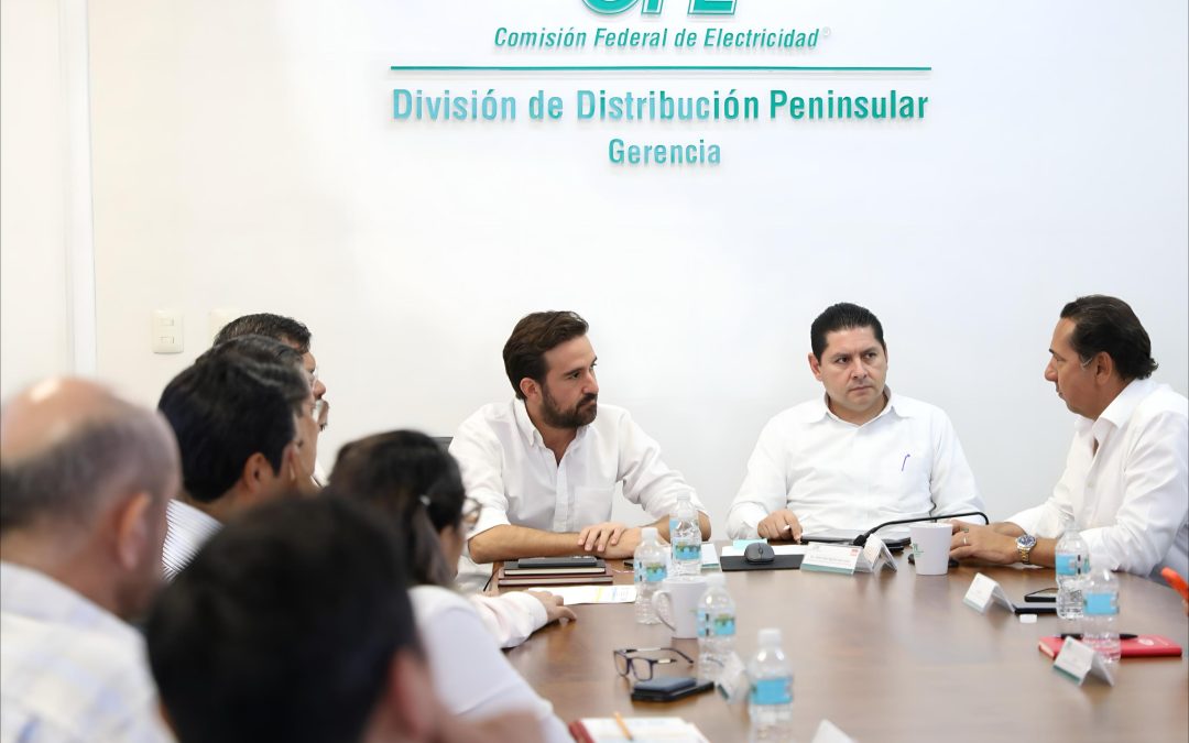 Inician Gobierno de Yucatán y CFE mesas de trabajo en materia energética 