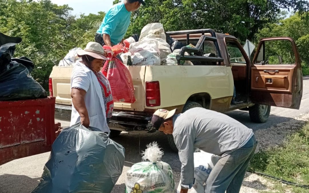 Avances en descacharrización y saneamiento básico en comunidades rurales de Campeche