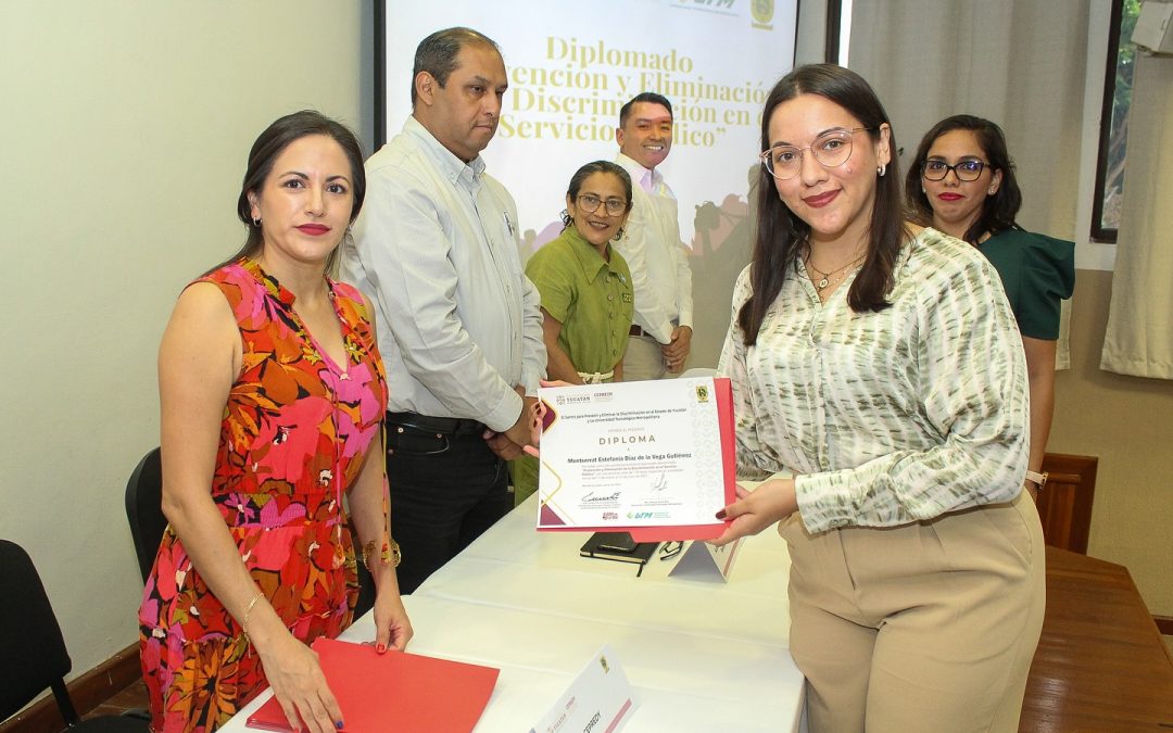 Servidoras y servidores públicos se capacitan contra la discriminación