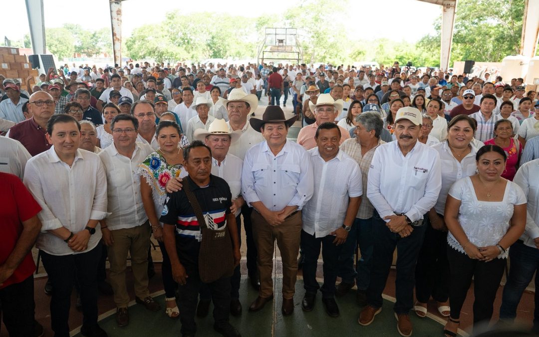 Renace campo yucateco con apoyos históricos a productoras y productores