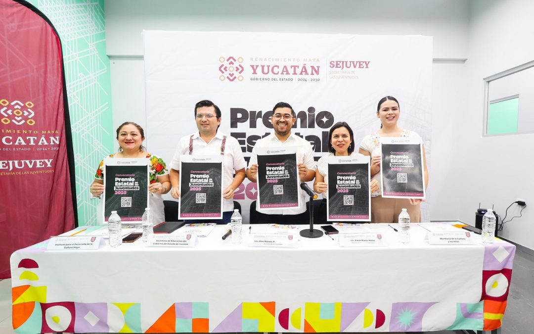 Abren convocatoria para el Premio Estatal de las Juventudes 2025