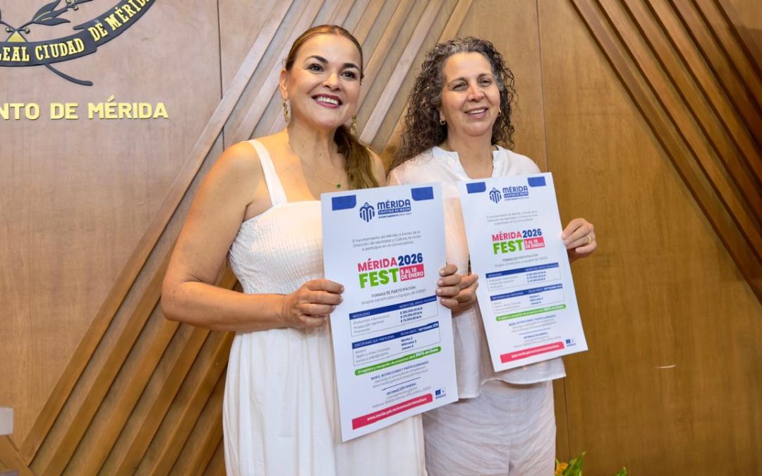 Cecilia Patrón convoca al talento local para que participe en el Mérida Fest