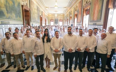 Firman convenio histórico para transparentar obra pública en Yucatán