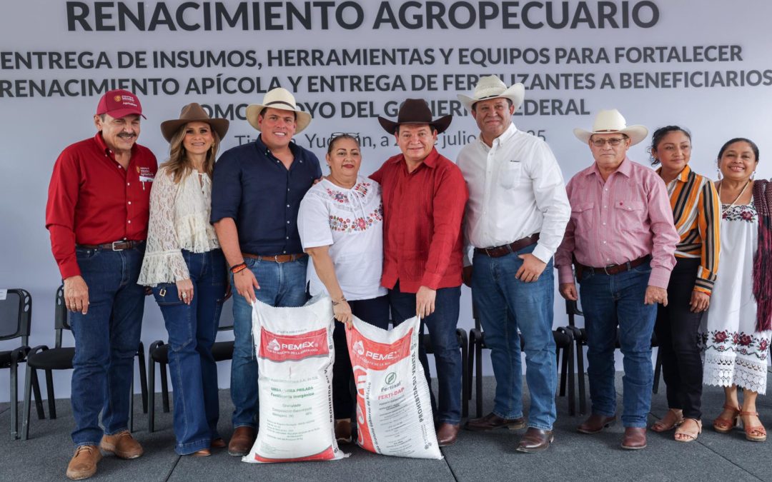 Destina Joaquín Díaz Mena 10 MDP para abastecer a productores con herramientas