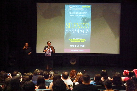 Sedeculta proyecta cine incluyente en Lengua de Señas Mexicana
