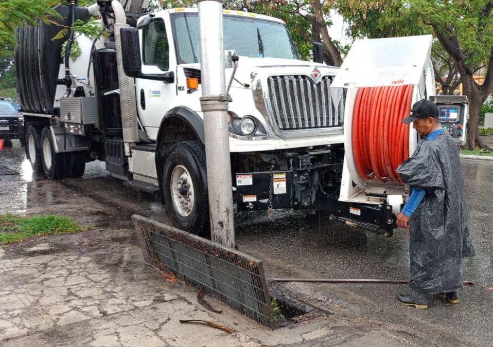 Realizan acciones por la temporada de lluvias y huracanes en Mérida