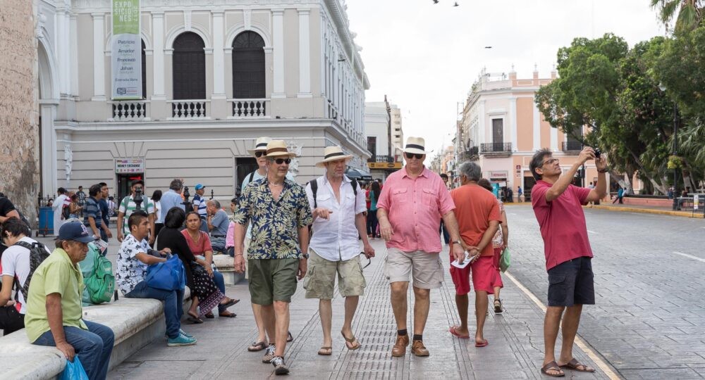Incrementa hasta 40% la afluencia en el centro de Mérida, por el periodo vacacional 