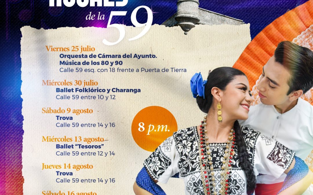 Presentan programa Noches de la 59, Alcaldía de Campeche y empresarios