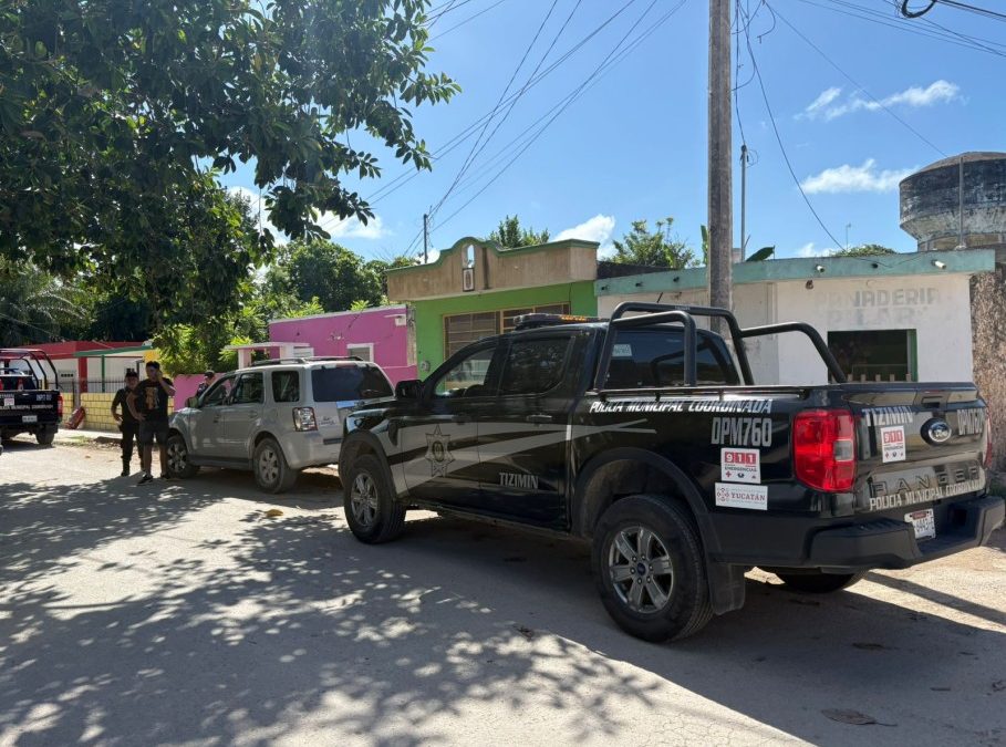 Huyó tras provocar accidente de tránsito, pero la policía de Tizimín lo detuvo