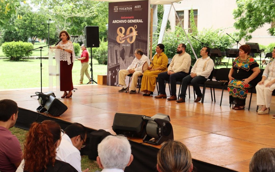 Celebra 80 años de resguardar el patrimonio documental de Yucatán, el Archivo General de Estado