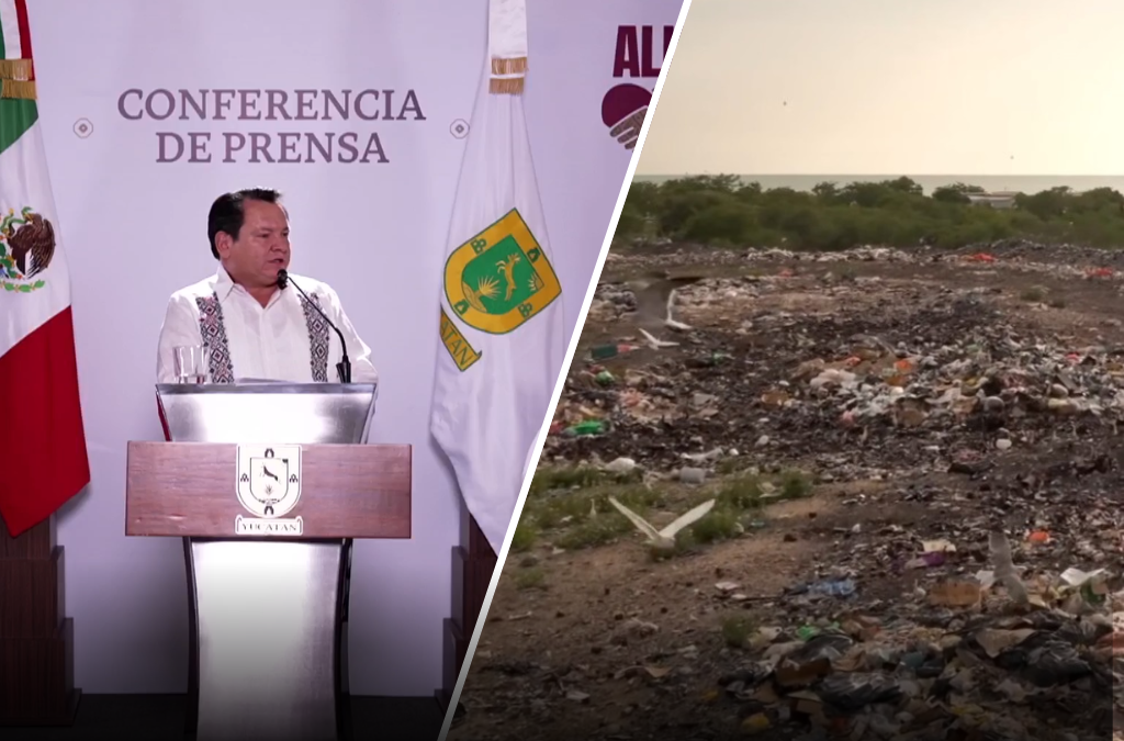 Reitera Huacho que van a sanear basurero de Celestún y crear uno adecuado en Kinchil