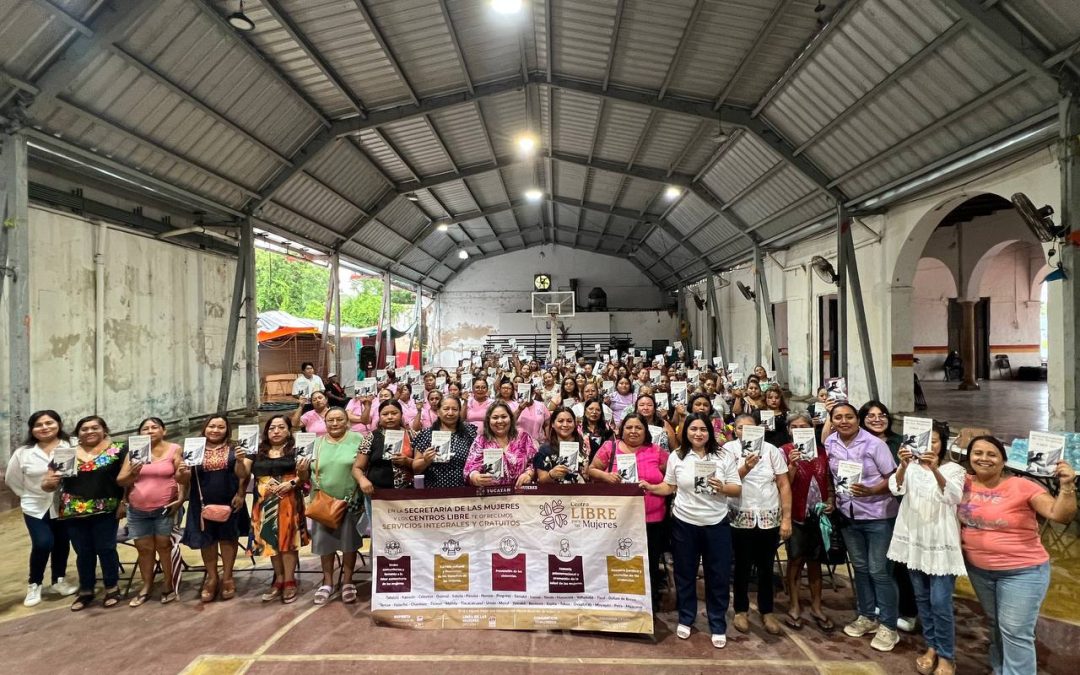 Promueve Semujeres instalación de comités en Centros Libre de Yucatán