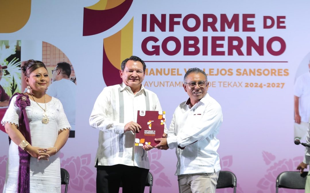 Presentan Tekax y Tahdziú avances con respaldo del Gobierno del Estado