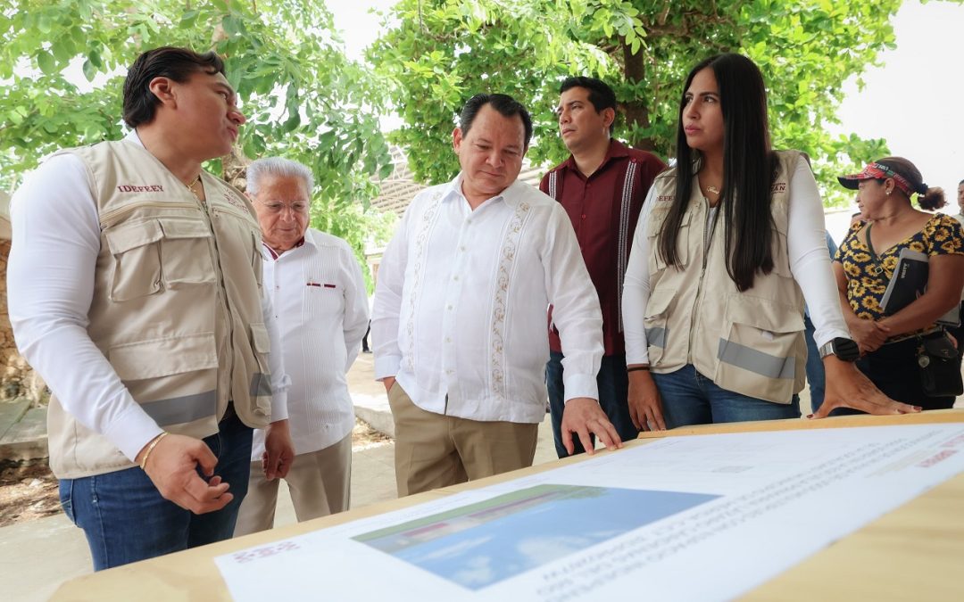 Constata Díaz Mena avances en escuelas del sur de Mérida